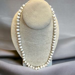 Vintage White Gold Beads